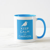 Keep Calm & Carrion (crow) Combo Mug