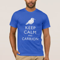 Keep Calm & Carrion (crow) Men's Basic American Apparel T-Shirt