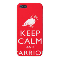 Keep Calm and Carrion Case Savvy iPhone 5 Matte Finish Case