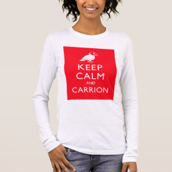Keep Calm and Carrion Women's Basic Long Sleeve T-Shirt