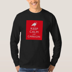 Keep Calm and Carrion Men's Basic Long Sleeve T-Shirt