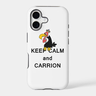Keep Calm and Carrion Vulture iPhone 17 Case