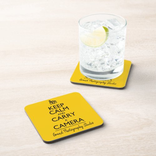 Keep Calm and Carry a Camera Coaster