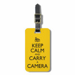 Keep Calm and Carry a Camera Personalized Luggage Tag Keep Calm and Carry a Camera Personalized Luggage Tag