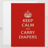 Keep Calm and Carry Diapers (Front/Back)