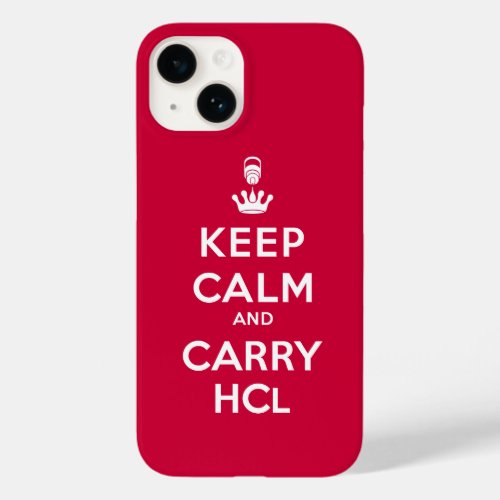 Keep Calm and Carry HCl Case_Mate iPhone 14 Case