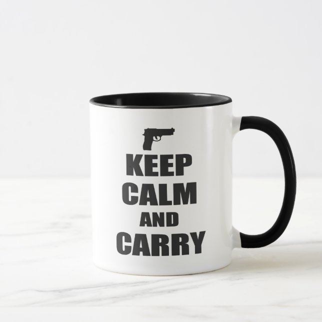 Keep Calm and Carry Mug (Right)