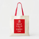 Keep Calm And Carry Om Crafts And Shopping Tote at Zazzle