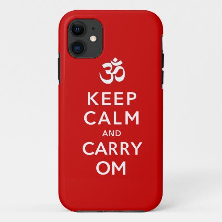 Keep Calm And Carry Om Iphone 5 Case