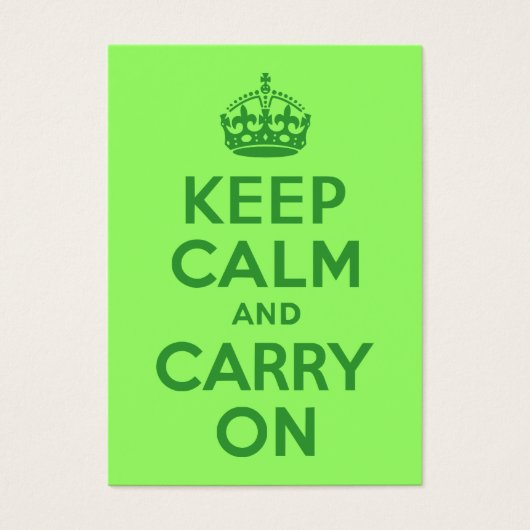 Keep Calm and Carry On (Front)
