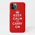 Keep Calm And Carry On Iphone 11 Pro Case at Zazzle