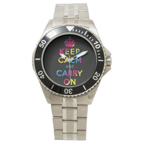 keep calm and carry on _ CMYK Watch
