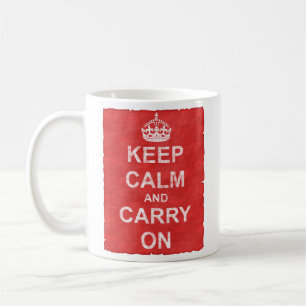 Keep Calm and Carry On Coffee Mug