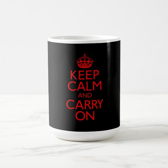 Keep Calm and Carry On Coffee Mug (Center)
