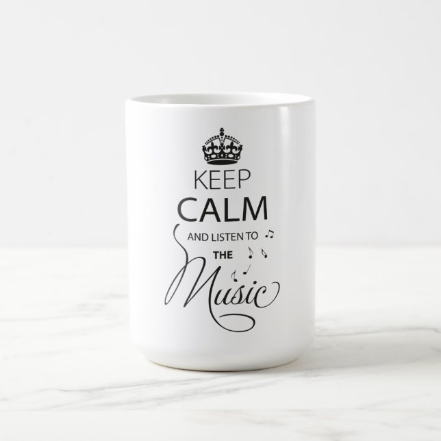  Keep Calm and Carry On Color Morph Mug (Center)