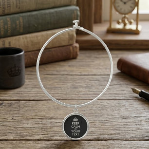 Keep Calm and Carry On - Create Your Own Bangle Bracelet