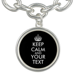 Keep Calm and Carry On - Create Your Own Bracelet