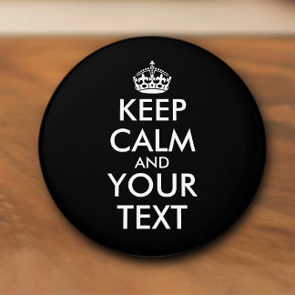 Keep Calm and Carry On - Create Your Own Ceramic Knob