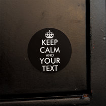 Keep Calm and Carry On - Create Your Own Classic Round Sticker