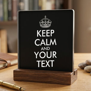 Keep Calm and Carry On - Create Your Own Cutout