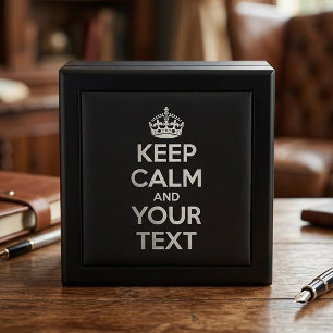 Keep Calm and Carry On - Create Your Own Gift Box