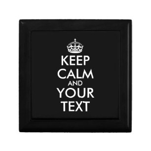 Keep Calm and Carry On - Create Your Own Gift Box