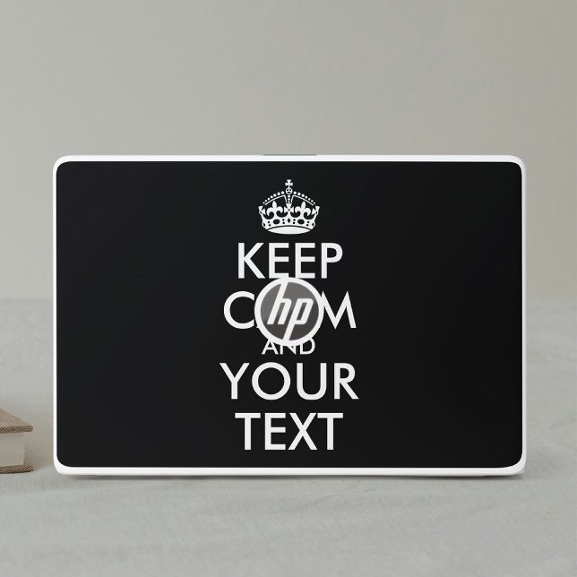 Keep Calm and Carry On - Create Your Own HP Laptop Skin (Creator Uploaded)