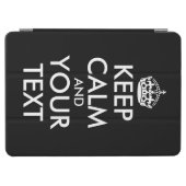 Keep Calm and Carry On - Create Your Own iPad Air Cover (Horizontal)