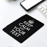 Keep Calm and Carry On - Create Your Own iPad Pro Cover<br><div class="desc">Make your own Custom Keep Calm and Carry On Design by adding text yourself. It’s very popular slogan for fun lover people and everyone.</div>