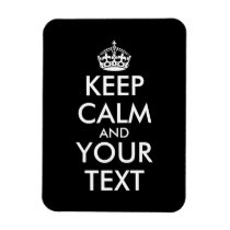 Keep Calm and Carry On - Create Your Own Magnet