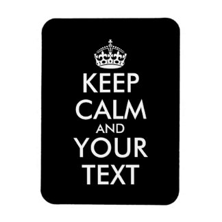 Keep Calm and Carry On - Create Your Own Magnet
