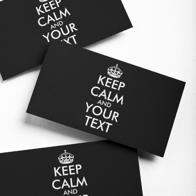 Keep Calm and Carry On - Create Your Own Note Card (Creator Uploaded)