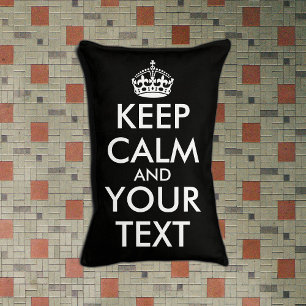 Keep Calm and Carry On - Create Your Own Pet Bed