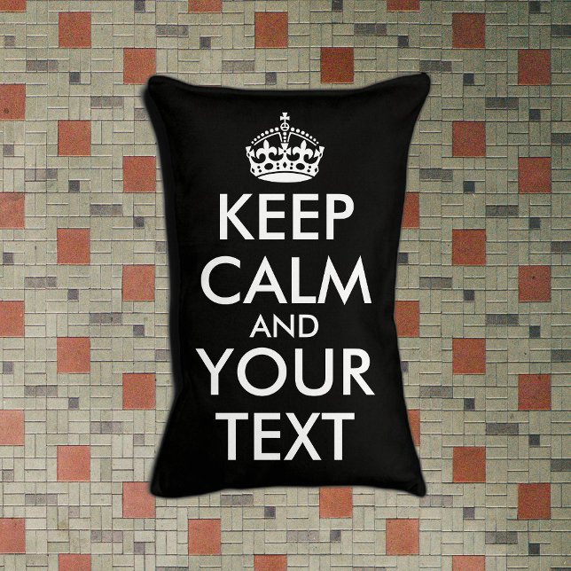 Keep Calm and Carry On - Create Your Own Pet Bed (Creator Uploaded)