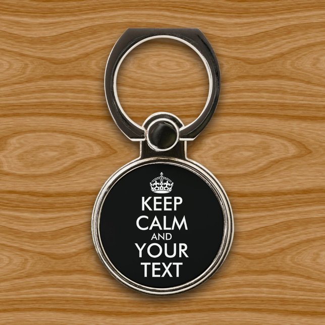 Keep Calm and Carry On - Create Your Own Phone Ring Stand (Creator Uploaded)