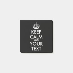 Keep Calm and Carry On - Create Your Own Post-it Notes