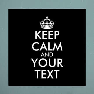 Keep Calm and Carry On - Create Your Own Sticker