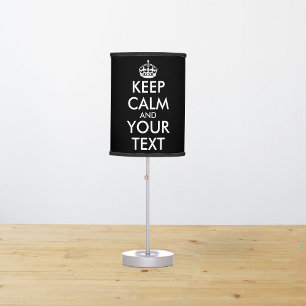 Keep Calm and Carry On - Create Your Own Table Lamp