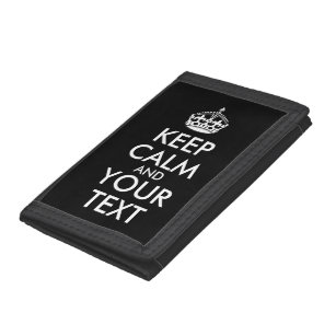 Keep Calm and Carry On - Create Your Own Trifold Wallet