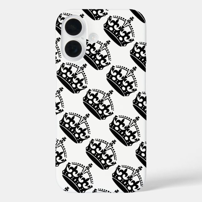 Keep Calm and Carry On Crown Case-Mate iPhone Case (Back)