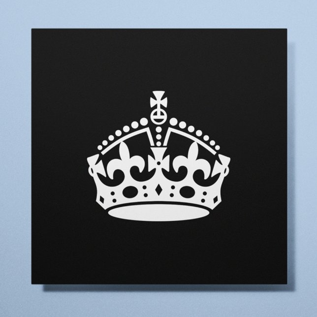 Keep Calm and Carry On Crown (Editable) Poster (Creator Uploaded)