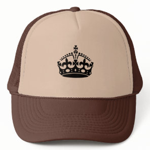 Keep Calm and Carry On Crown Trucker Hat