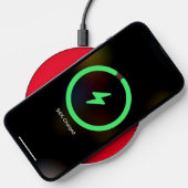 Keep calm and carry on funny custom wireless charger (Phone)