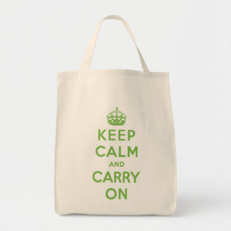 Keep Calm and Carry On Grocery Bag