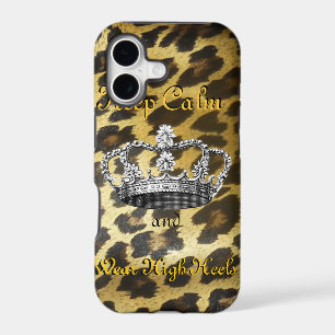 Keep Calm and Carry On (in High Heels) iPhone 17 Case