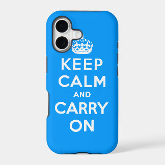 Keep Calm And Carry On iPhone 17 Case