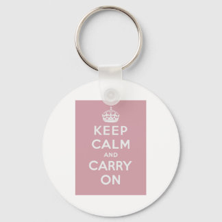 Keep Calm And Carry On Keychain
