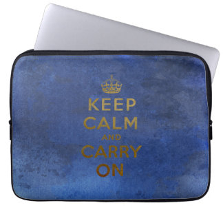 Keep Calm and Carry On Laptop Sleeve