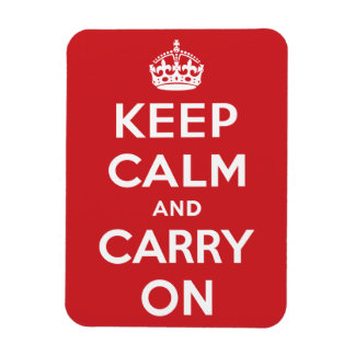 Keep Calm And Carry On Magnet