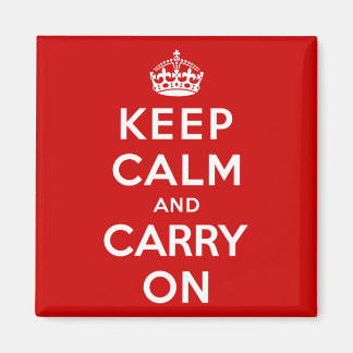 Keep Calm and Carry On Magnet